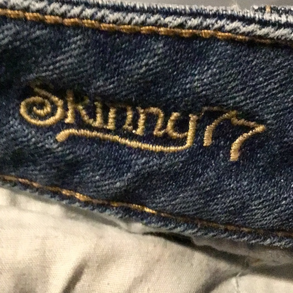 Low Rise Skinny77 w/ 31.5" Inseam🦅 American Eagle Y2K Denim Jean Size 12 sac704 - Picture 5 of 9